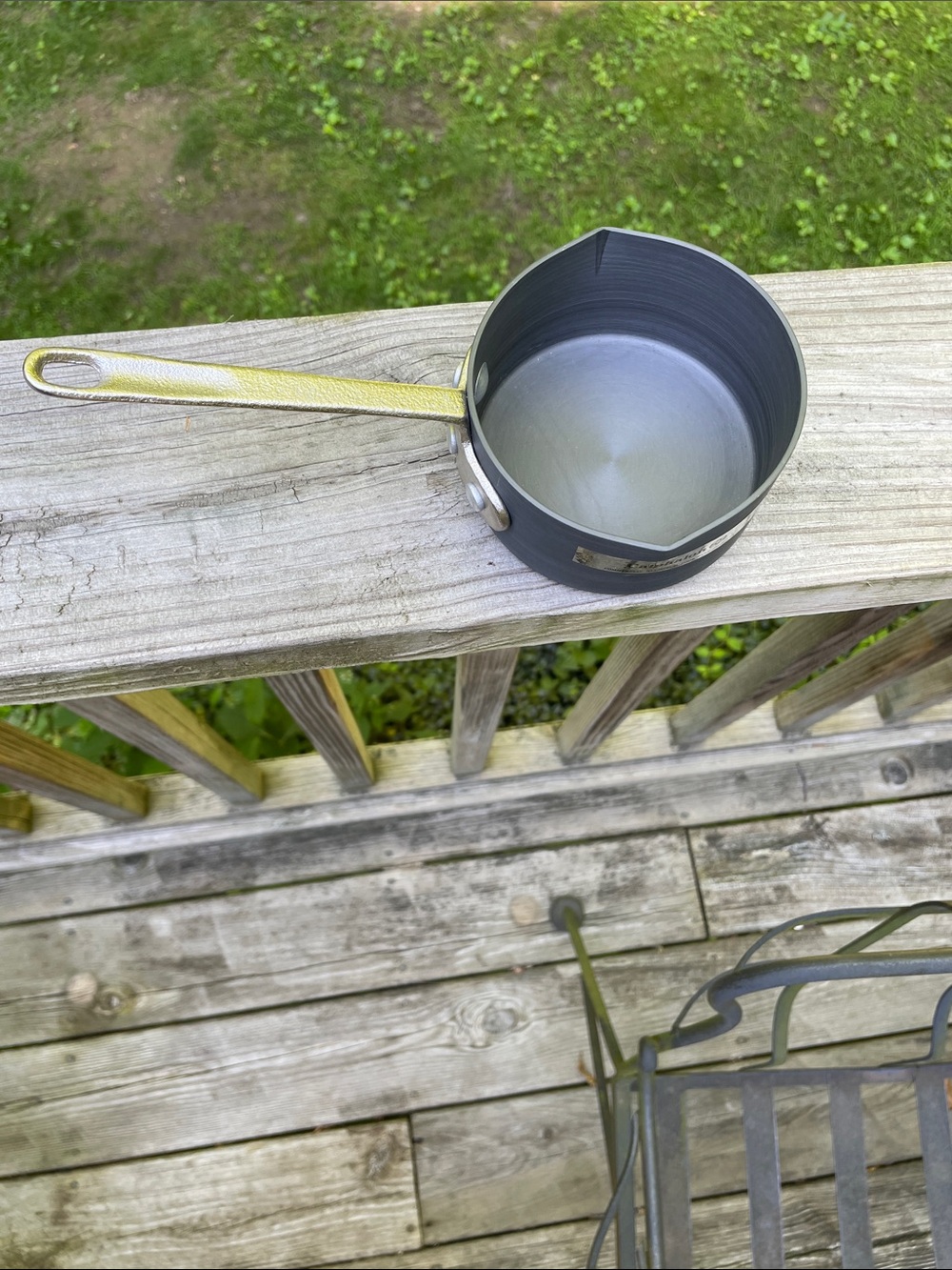 Calphalon Commercial Butter Warmer 1/2 QT Hard-Anodized Aluminum Vtg